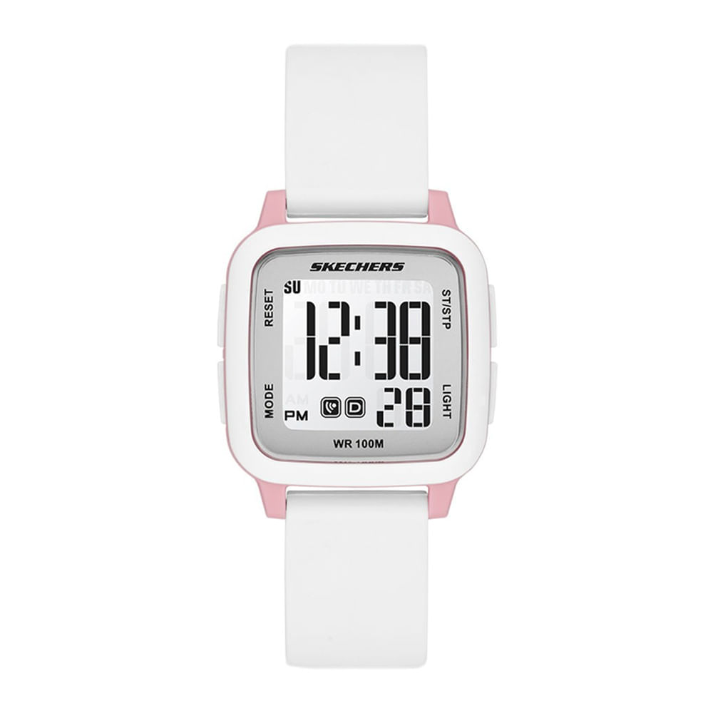 Reloj skechers blanco new arrivals