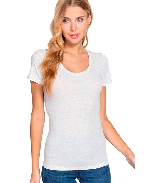 Camiseta Active Basic blanca manga corta para mujer