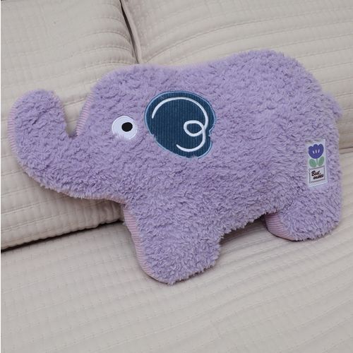Cojín con forma de elefante