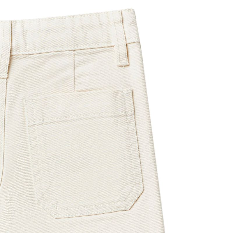 Pantalon-blanco-solido-para-niña