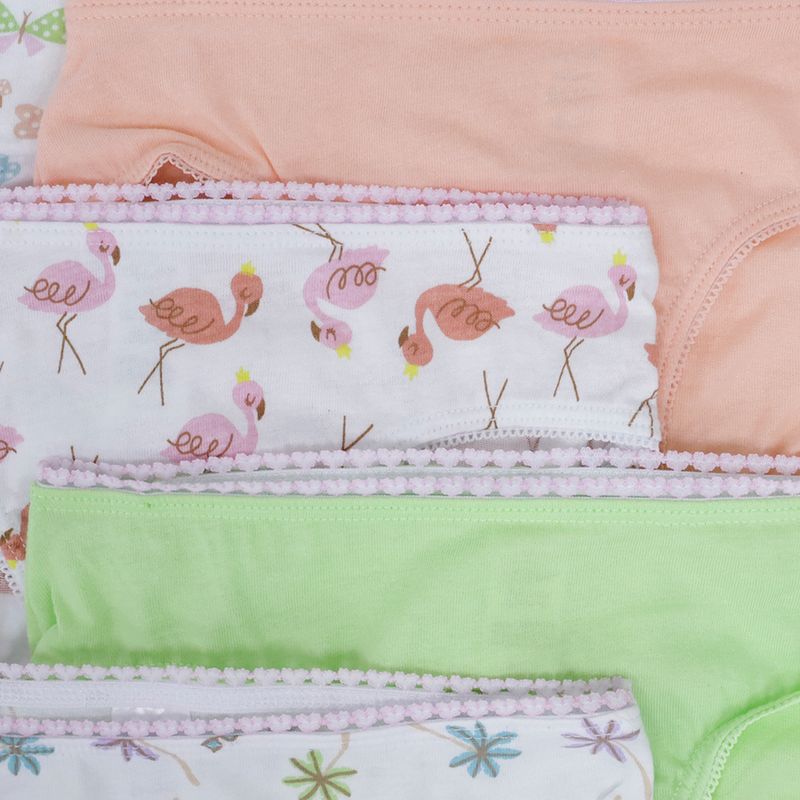 Set de 7 piezas ropa interior multicolor con estampado para niña ...