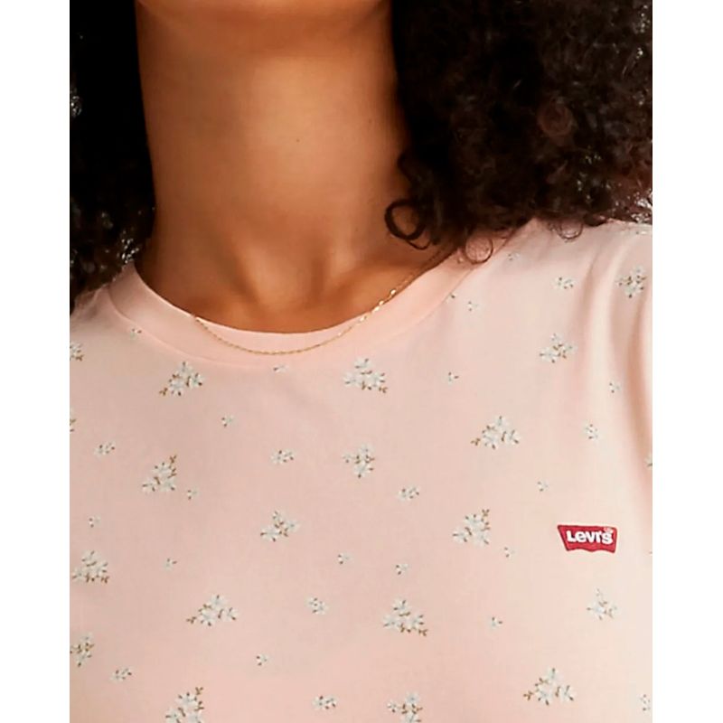 Camiseta levis mujer rosa deals