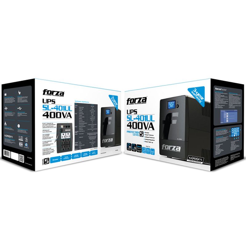 UPS SMART 400VA/240W 120V 6-NEMA RJ45/11 - Siman Costa Rica