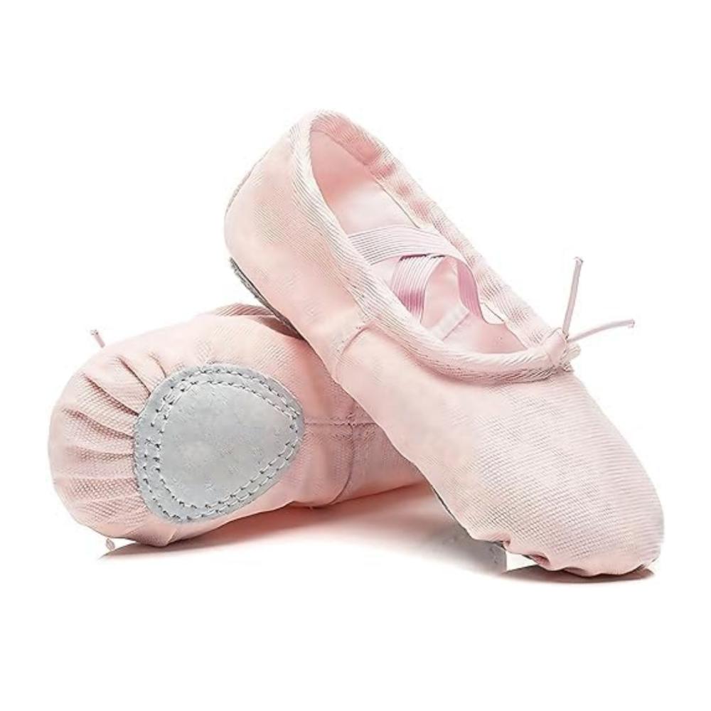 Zapatillas de tela rosa para ballet Siman El Salvador