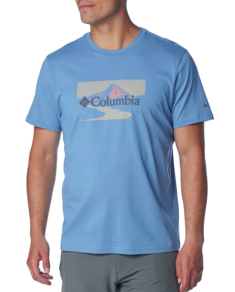 Camiseta Columbia Para Hombre - Tejido De Piqué Doble, Absorbe Sudor, Protección UPF 15, Ajuste Clásico