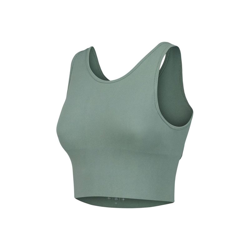 Top bra deportivo verde boomerang para mujer