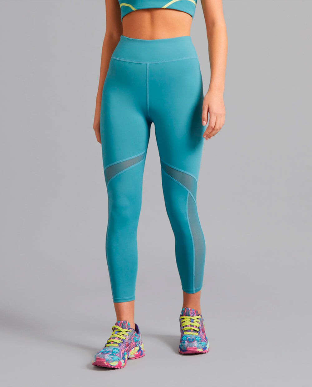 Mallas Deportivas Mallas Boomerang Leggins Azul Deportivo