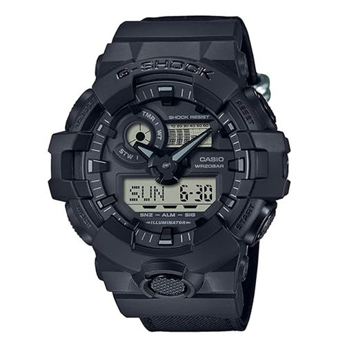 Reloj G-Shock análogo/digital de nylon negro para hombre
