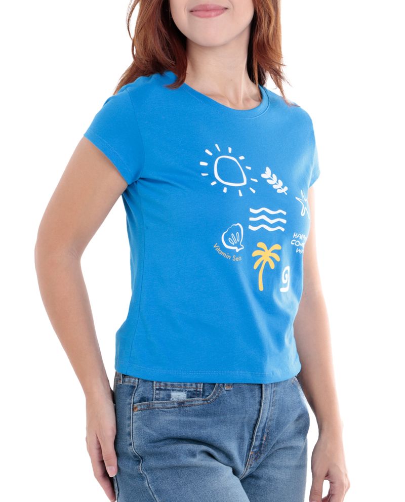 104640547-Camiseta-Orange-estampada-manga-corta-para-mujer