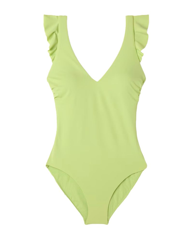104631215-Traje-de-baño-Enfasis-verde-de-tirantes-para-mujer