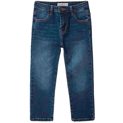 Jeans azul lavado para niño