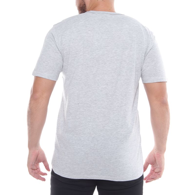 Camiseta Easy Wear gris estampada Brooklyn para hombre