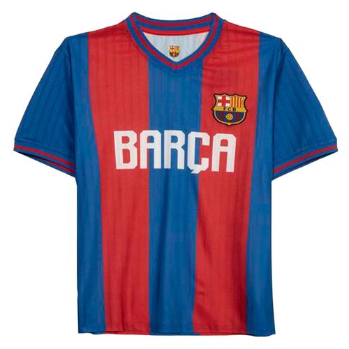 Camiseta deportiva bicolor con estampado del equipo F.C Barcelona para niño