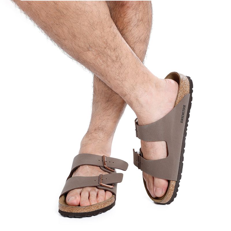 Sandalia casual Birkenstock mocha para hombre