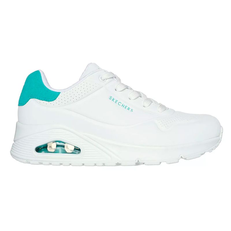 Zapato casual Skechers color blanco para mujer