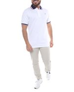 104581344-Camisa-polo-Oscar-de-la-Renta-blanca-solida-para-hombre