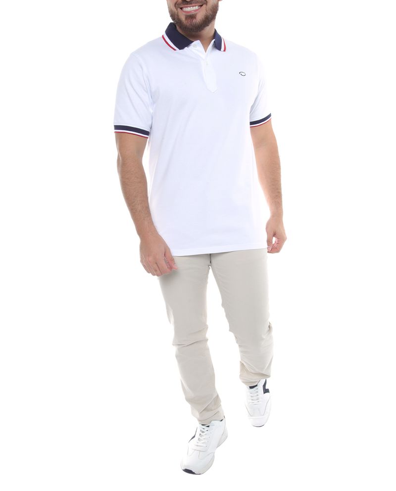 104581344-Camisa-polo-Oscar-de-la-Renta-blanca-solida-para-hombre