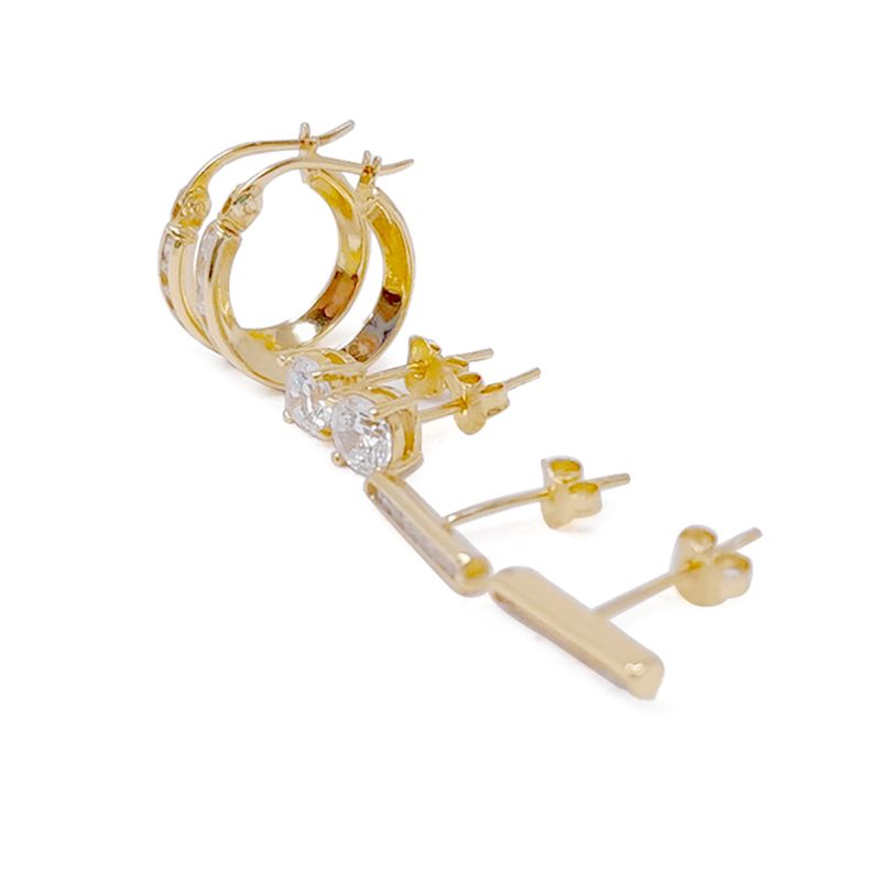104587110-Set-de-aretes-cortos-de-plata-color-dorado-para-mujer