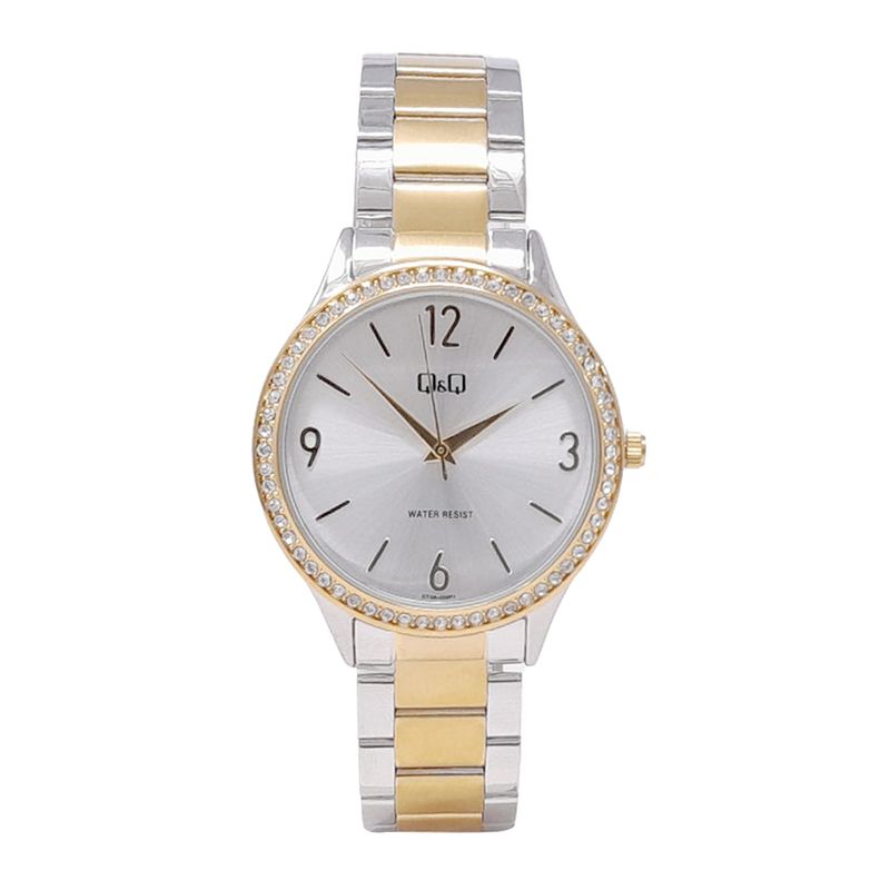 Reloj q&q quartz water resist mujer sale