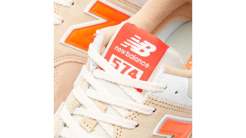 New balance beige y naranja best sale