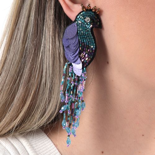 Aretes multicolor para mujer