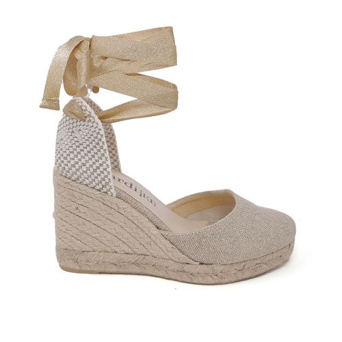 Zapato casual Chardi color dorado para mujer
