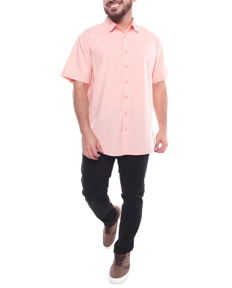 104614094-Camisa-casual-Gents-coral-solido-para-hombre