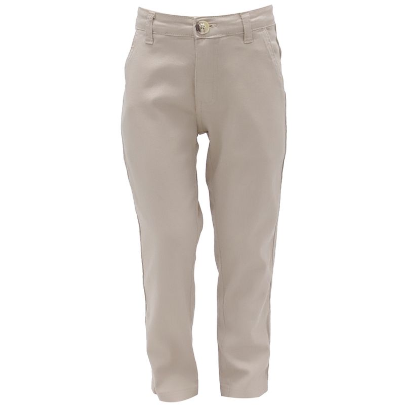 Pantalon-beige-solido-para-niño