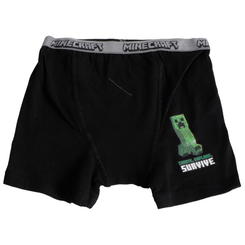 Set-de-3-piezas-ropa-interior-multicolor-con-estampado-de-minecraft-para-niño