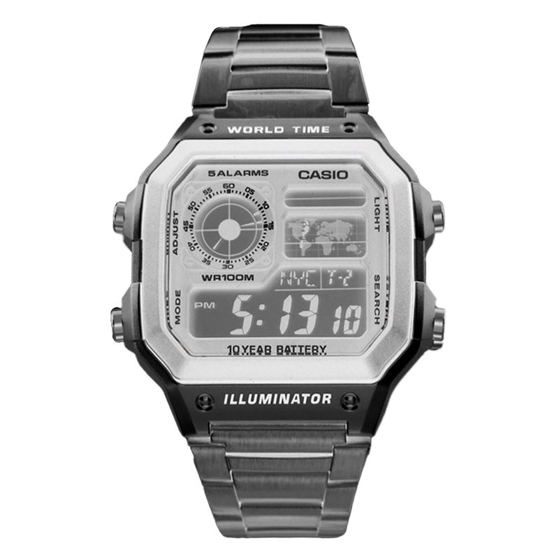 Reloj digital metalico hombre sale