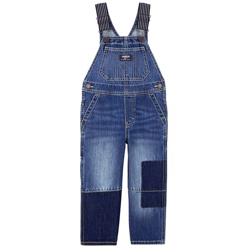 Overall azul denim lavado para niño