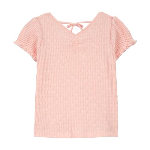 Blusa rosada sólido para niña