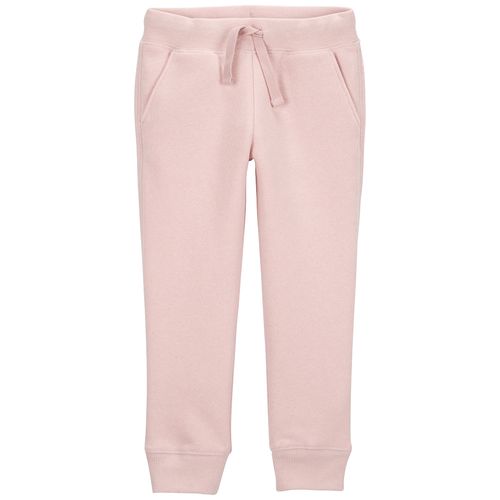 Pantalón rosado sólido para niña