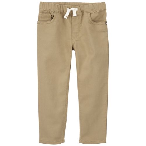 Pantalón beige sólido para niño