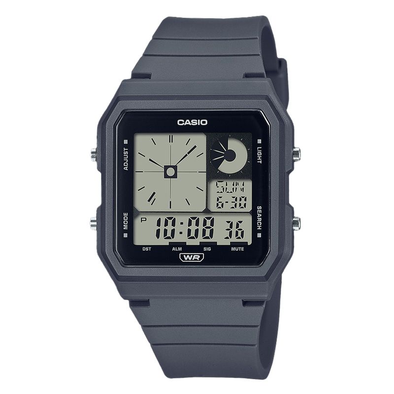 Reloj Casio analogo digital resina gris unisex