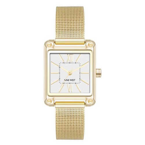 Reloj Nine West análogo metálico dorado para mujer