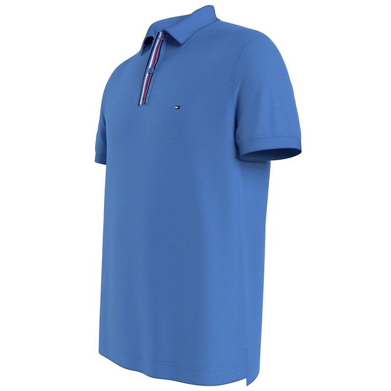 Camisa polo Tommy Hilfiger azul para hombre Siman Costa Rica