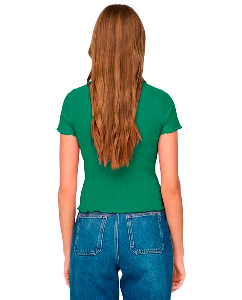 104642142-Blusa-Only-crop-top-verde-manga-corta-para-mujer