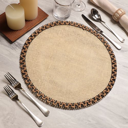 Mantel individual redondo para mesa 38 cm