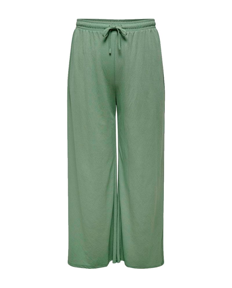 ONLY Carmakoma Cariselas HW Wide Pant Pantaln, Negro, L Para Mujer