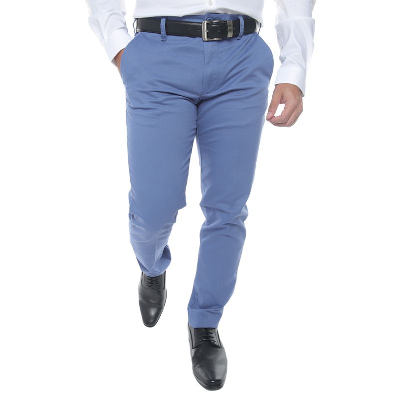 Pantalon Celeste Hombre Look Hombre Pantalon Azul Pantalon Dexmen