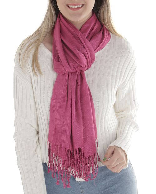 Bufanda Again color rosado para mujer