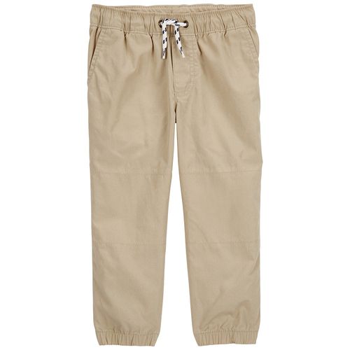 Pantalón beige sólido para niño