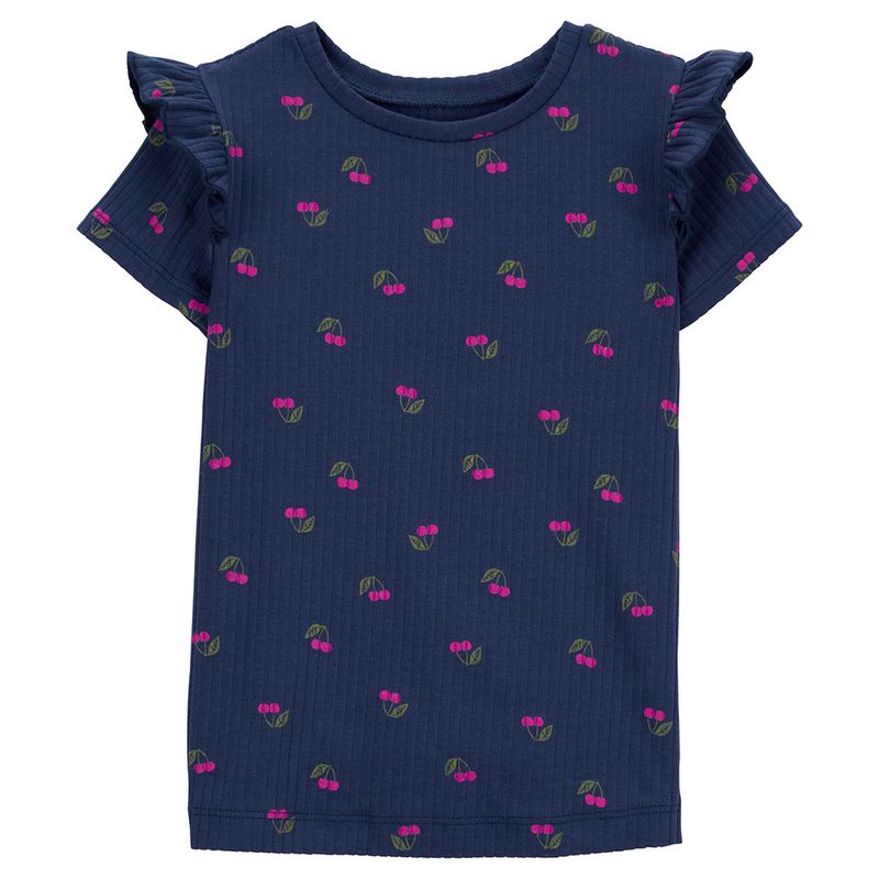 104672530Blusa-azul-con-estampado-de-cerezas-para-niña