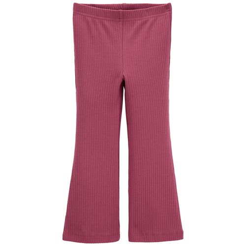 Pantalón morado sólido para niña