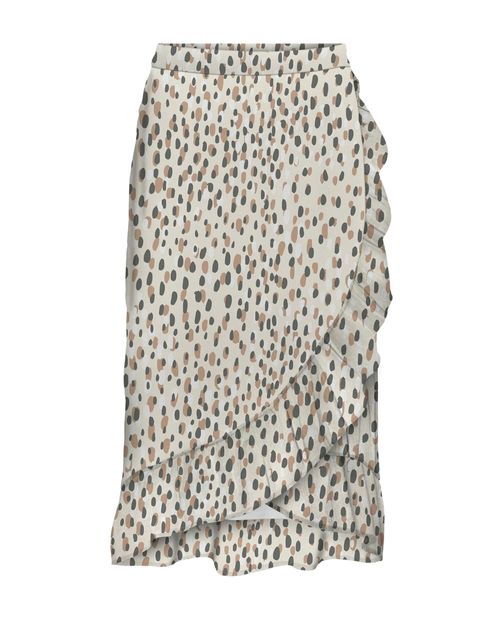 Falda Vero Moda midi estampada de cintura alta para mujer