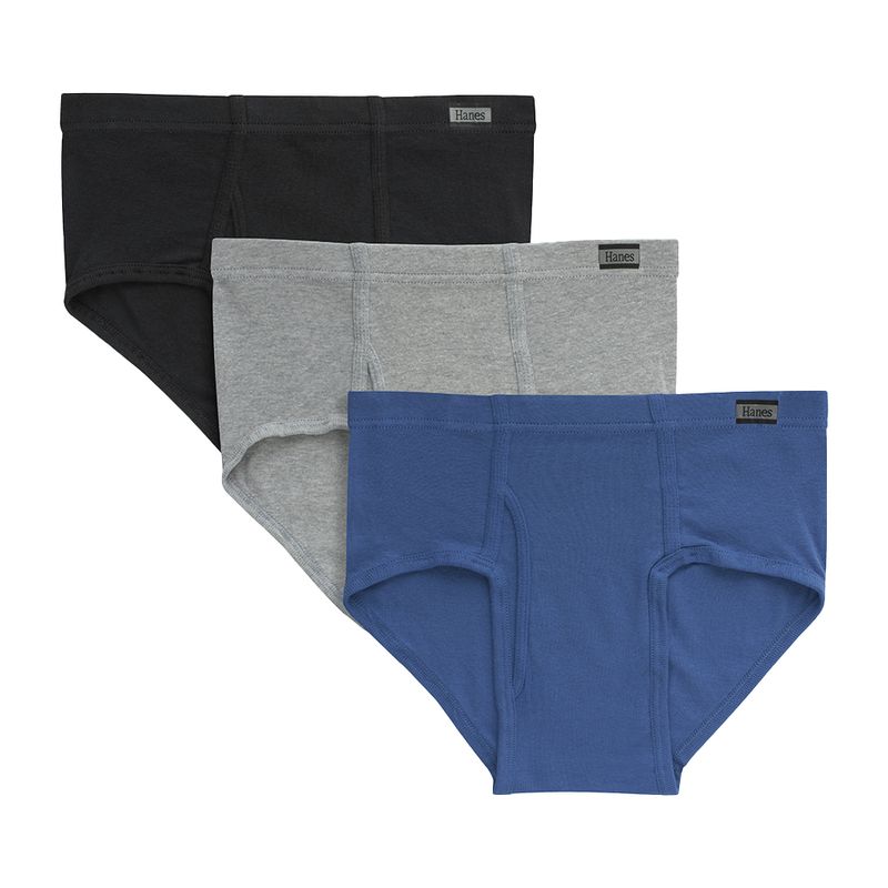 103281760-Pack de 3 calzoncillos Hanes brief multicolor para hombre