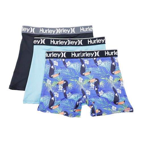 Pack de 3 boxers briefs Hurley multicolor para hombre