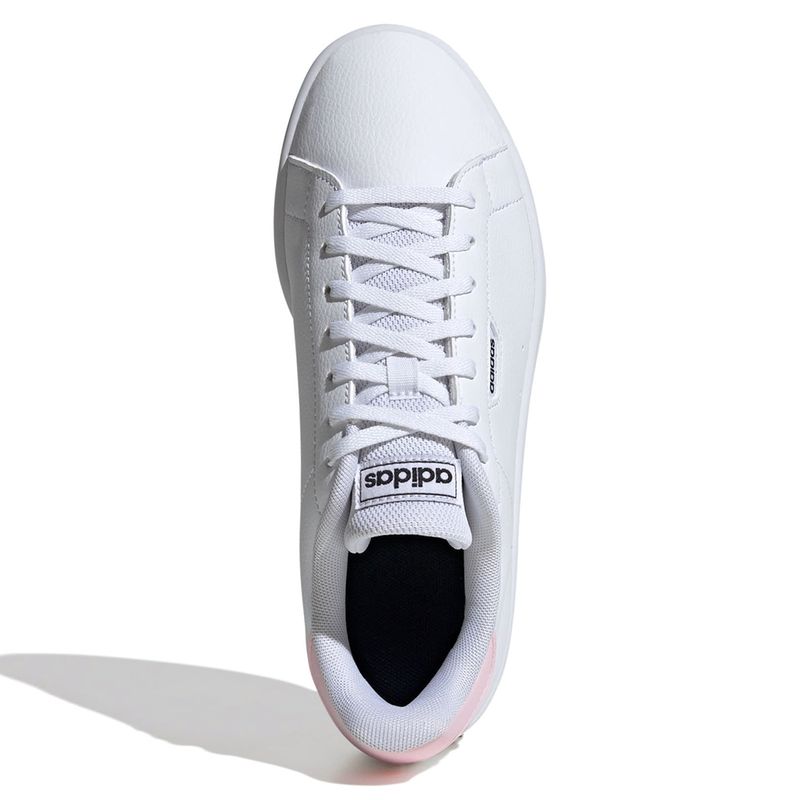 Zapato Adidas Urban Court casual color blanco rosa para mujer