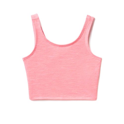 Blusa rosada sólido para niña